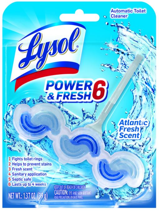 LYSOL Automatic Toilet Cleaner Power  Fresh 6  Atlantic Fresh Discontinued